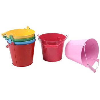 

Toy Bucket Gardening Galvanized Toilet Iron Barrel Children Beach Toy