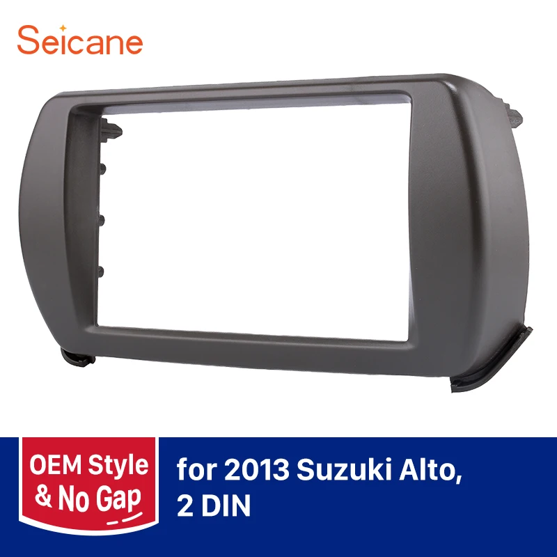 

Seicane 2 Din Car Radio Fascia Frame For Suzuki Alto OEM No Gap Indash CD DVD Player Panel Trim Kits Installation Dashboard