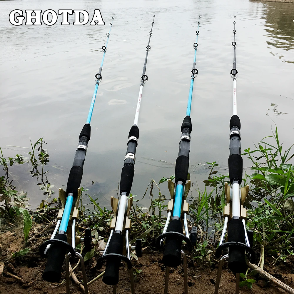 Ульсветильник спиннинг GHOTDA 1 8 м 5 вес приманки 3-21 г лески 5-15 фунтов удочка для
