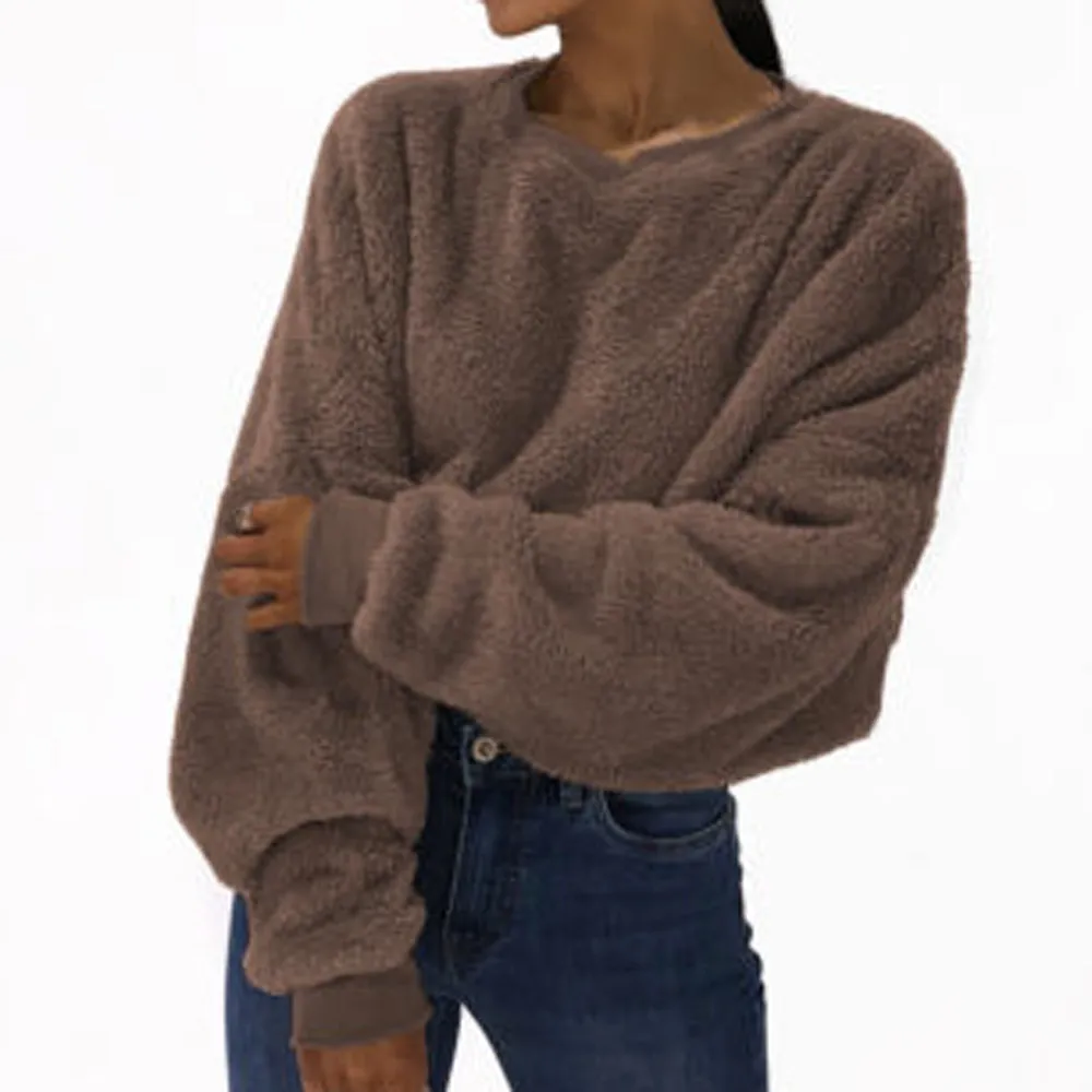 fluffy womens hoodie