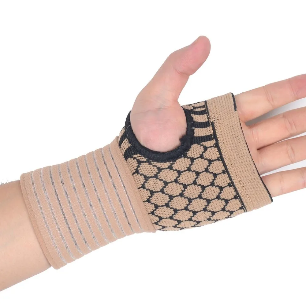 

1pcs Elastic terylene latex material basketball volleyball palm hand bandage support free shipping