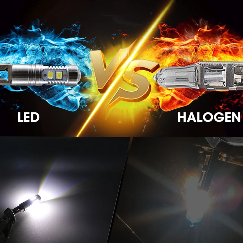 Luces led para auto Slim H1 светодиодные противотуманные фары с высоким низким диодом лампы