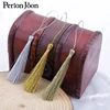 20PCs 13CM Gold/Silver Key Tassel Fringe Silk Thread Pendant Tassels Decorative For Jewelry DIY card Curtains Clothes ► Photo 3/6