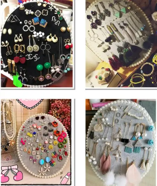 

27*22cm 6style Jewelry Frame Display Hanging Board/Earring Jewelry Wall can be hung Receiving Board Home furnishings 1pc C619