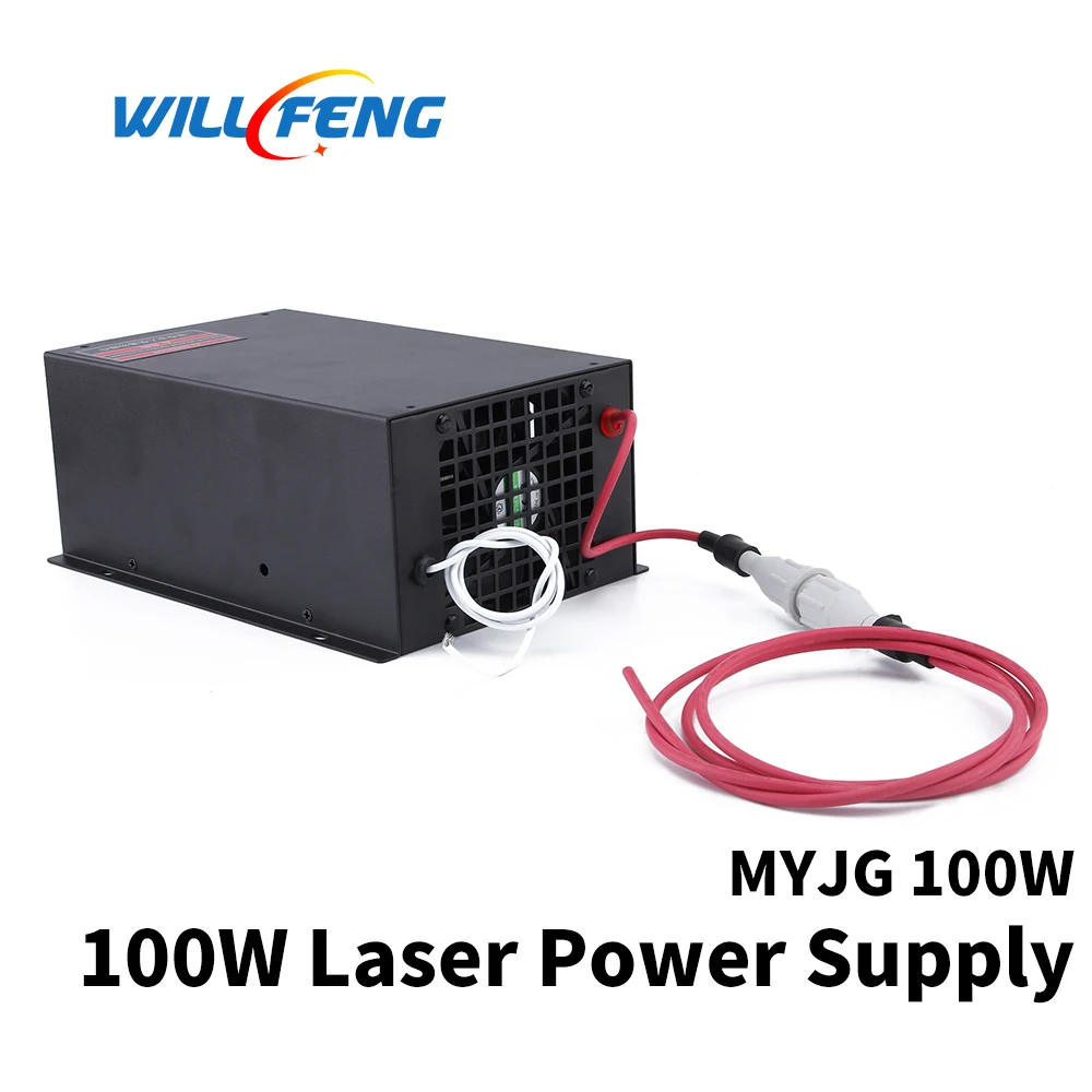 Will Feng MYJG 100 Вт СО2 лазерный источник питания для СО2 лазерный резак гравировальный станок 100 Вт лазерная Коробка используется для лазерной трубки