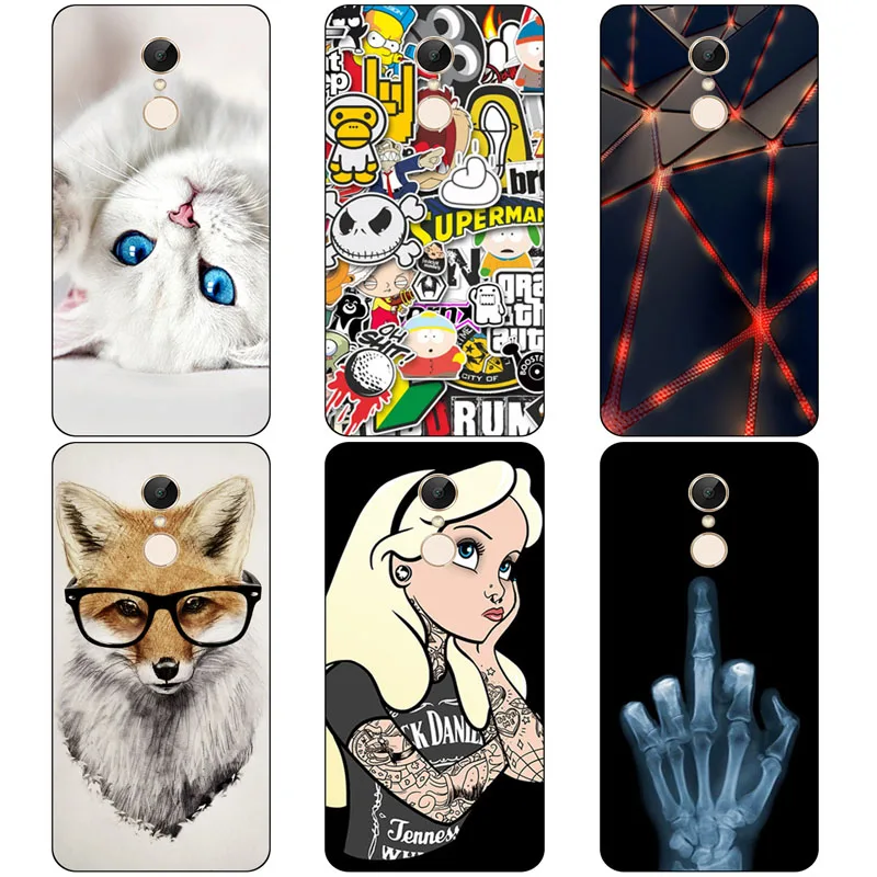 

TPU Soft Cases For Xiaomi Redmi 5 Printing Drawing Phone Cases Cover For Xiaomi redmi 5 Silicone Phone Cases matte for redmi5