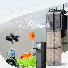 Sunsun 110-240V filtry akwariowe potrójne wbudowane filtry wszechstronna pompa głębinowa fish tank aerator filtr wewnętrzny do akwarium tanie tanio CN (pochodzenie) 220-240 v 50HZ you can choose HJ111B HJ311B HJ411B HJ611B