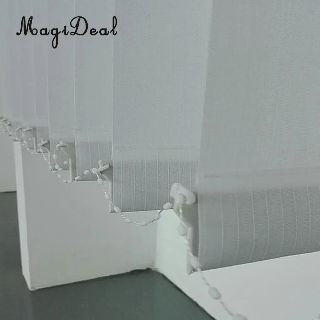  2Pcs 10 METRES OF PROFESSIONAL 3.5''inch (89MM) VERTICAL BLIND BOTTOM CHAIN PARTS/ SPARES