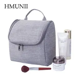 Hmunii бренд Для женщин многофункциональная сумочка-косметичка Органайзер Водонепроницаемый компактная косметичка Сумка для путешествий