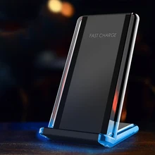 Qi Беспроводное зарядное устройство, держатель телефона для samsung Galaxy Note9 8 S9 8 7 6, модная Подставка для зарядки, зарядное устройство для iphone XS MAX XR 8Plus