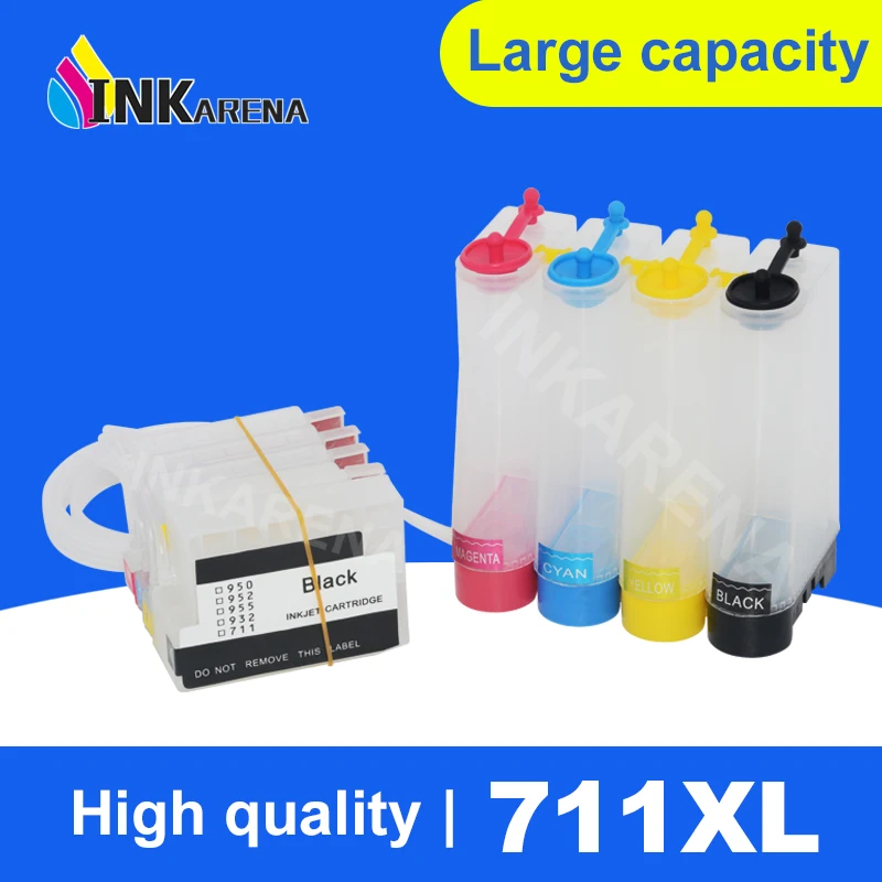 Inkarena 4 لون كيبك نظام الحبر ل HP 302 XL خرطوشة حبر منضدية 2135 3630 3632 Officejet 3830 4650 الحسد 4520 4522 طابعة