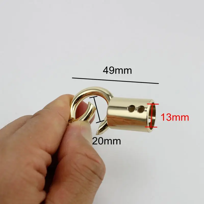 30 шт. 49*20 мм светильник золотого цвета для литья под давлением металлическая фурнитура для сумок аксессуары винтовой соединитель вешалка