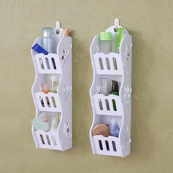 

Storage Rack Shelf Wall Hanging 3 Layers Holder Organizer For Bathroom Cosmetics Makeup PAK55