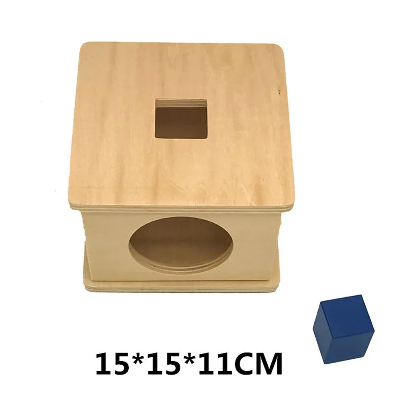 New wooden Baby Toy Montessori Wood Square Blocks Matching Box Learning Educational Baby Gifts New wooden Baby Toy Montessori Wood Square Blocks Matching Box Learning Educational Baby Gifts