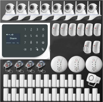 

Yobang Security Home Design Russian English Spanish Language Intruder WiFi 2G GSM Alarm System Android IOS App Smart Home