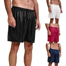Новинка,, мужская повседневная одноцветная короткая Пижама с завязками, хлопковые повседневные пляжные шорты, качественные мужские шорты