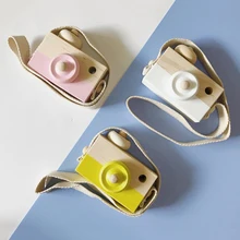 Милый скандинавский стиль Висячие деревянные игрушки для Камеры Детские реквизит для фотосъемки игрушка для камеры для детей милые украшения для малышей Новая мода