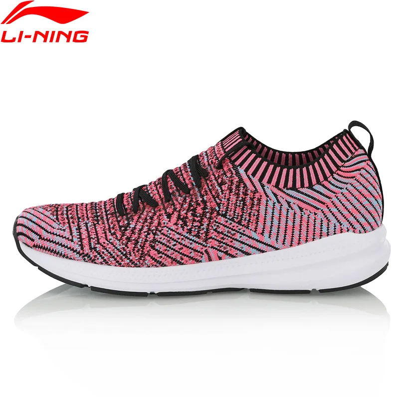 

Li-Ning Women 2018 New Cushion Running Shoes Sock-Like Breathable Light Sneakers LiNing Comfort REACTOR V2 Sports Shoes ARHN062