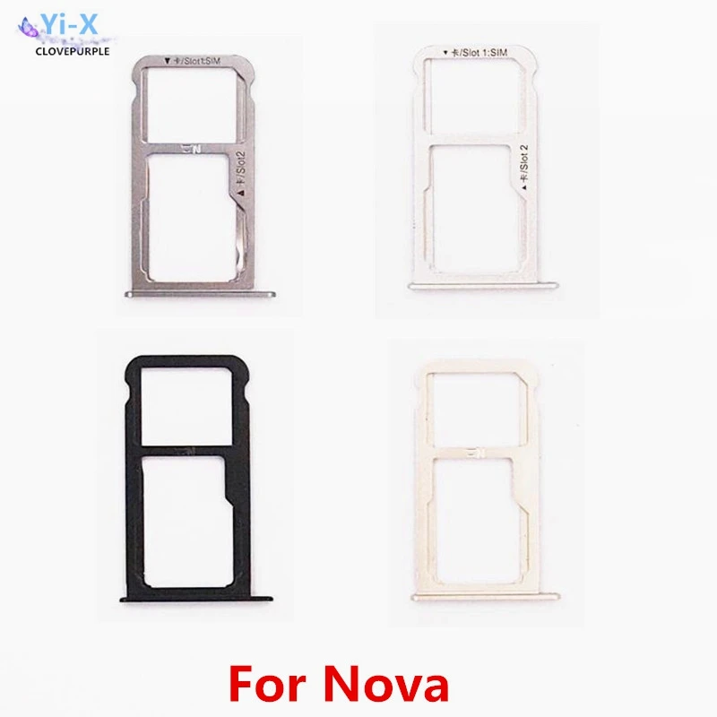 

1PCS SIM Card Tray Slot Holder Adapter for Huawei Nova Phone Spare Parts