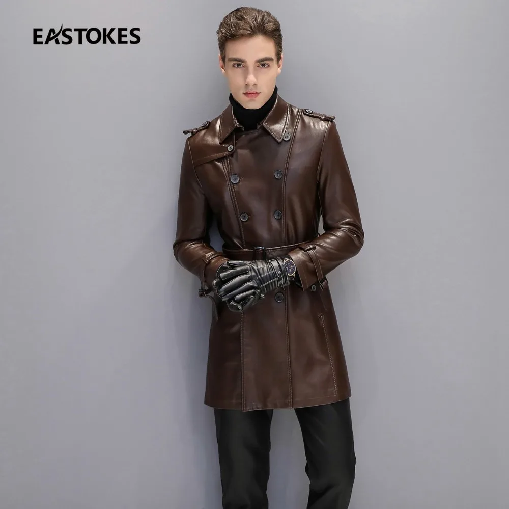 Men Leather Jackets Classical Faux Leather Windbreaker Double Breasted Men Overcoat Faux Leather Windbreaker Trench Coat Men Leather Jackets Classical Faux Leather Windbreaker Double Breasted Men Overcoat Faux Leather Windbreaker Trench Coat