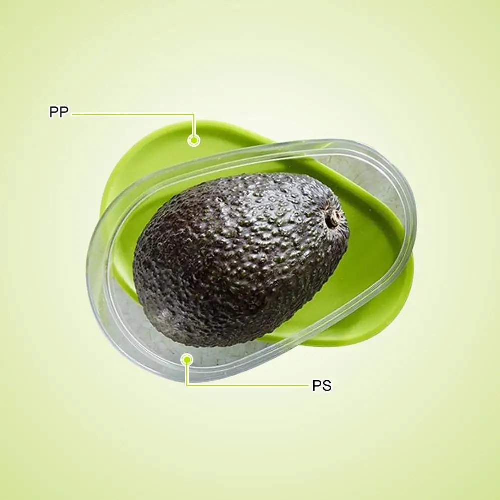 Кухня прозрачный полипропиленовая коробка для хранения авокадо хранение содержит герметичный Домашний Органайзер Еда контейнер-холодильник для хранения Коробки