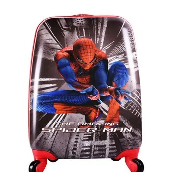 

18 inch Spider man Travel Luggage hero Suitcase Hardside Suitcase On Wheels