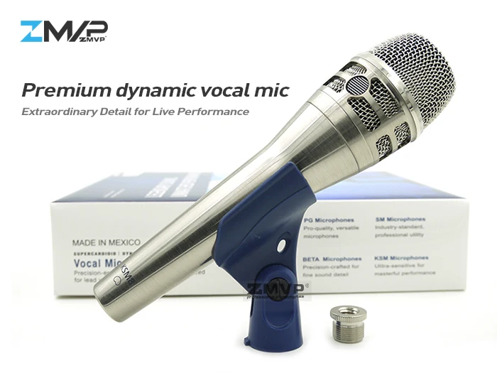 podcast microphone Grade A KSM8 Professional Dynamic Wired Microphone Super-Cardioid KSM8N Mic For Performance Live Vocals Karaoke Podcast Stage gaming mic
