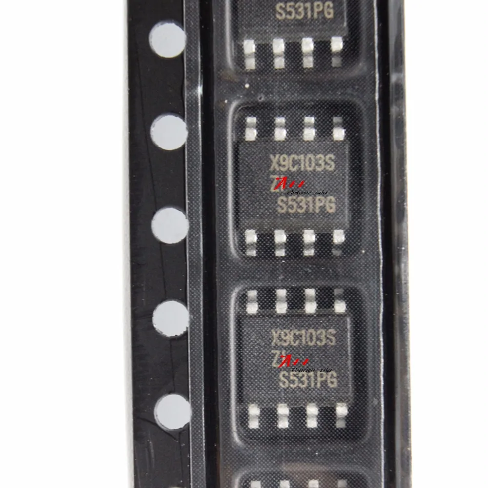Digital potentiometer X9C103S SOP 8 X9C103SZI 10PCSin Integrated