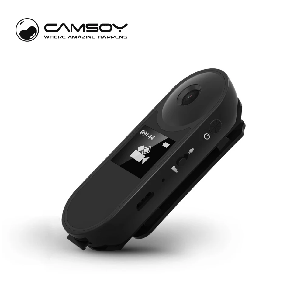 Camsoy 008 мини Камера 1080 P HD DVR 180 градусов ручка голос Запись переносной Малый Cam