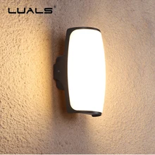 Модный современный светодиодный настенный светильник, абажур из поликарбоната, художественная настенная лампа, роскошная вилла, настенные светильники, освещение для коридора, крытая наружная лампа для веранды