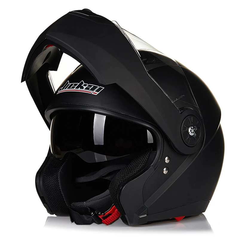 Новинка JIEKAI 115 moto rcycle шлем мужские moto Cross шлемы Capacete moto cross cascos para moto с двойными линзами - Цвет: 2