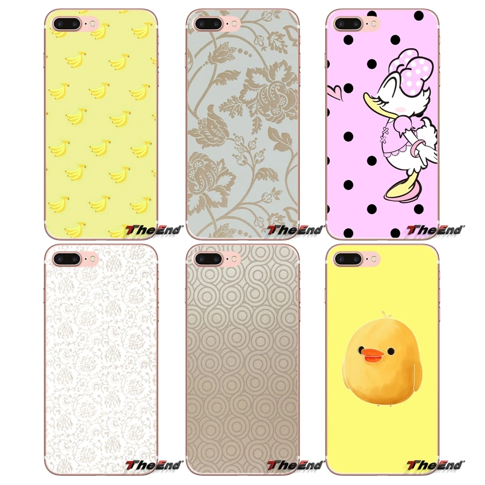 Для iPhone X 4 4S 5 5S 5C SE 6 6S 7 8 Plus Samsung Galaxy J1 J3 J5 J7 A3 A5 2016 2017 duck and patrones прозрачный чехол из