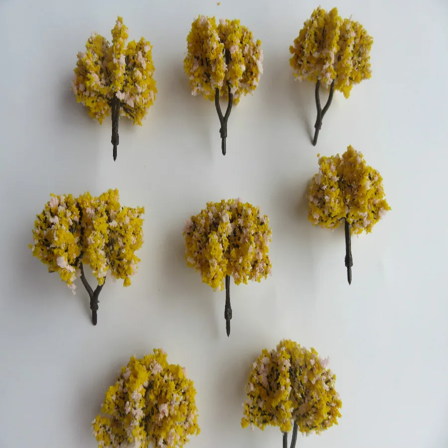 architecture scale flower tree plastic model  (3)