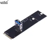 pci express riser NGFF M.2 כדי USB3.0 PCI-E PCI Express X16 העברת חריץ כרטיס כרייה PCIe Riser הרחבה כרטיס VGA כבל PC Connector (2)