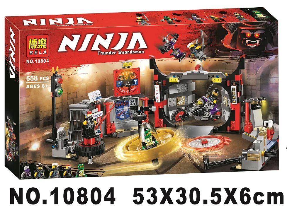 LEGO NINJAGO S.O.G. Headquarters 70640 Building Kit (10)
