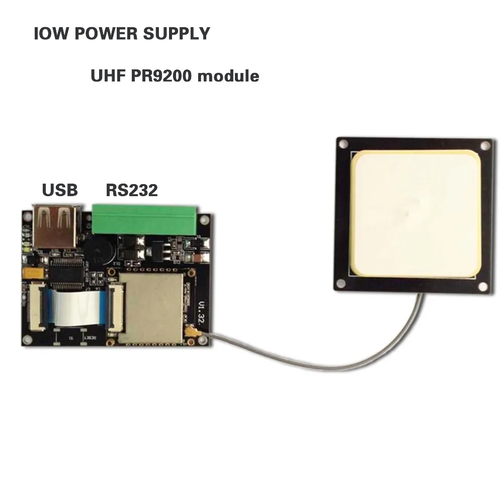 EPC C1G2 USB RS232 PR9200 чип rs232 и usb интерфейс 902 928 МГц 865 868 маленький модуль считывания UHF