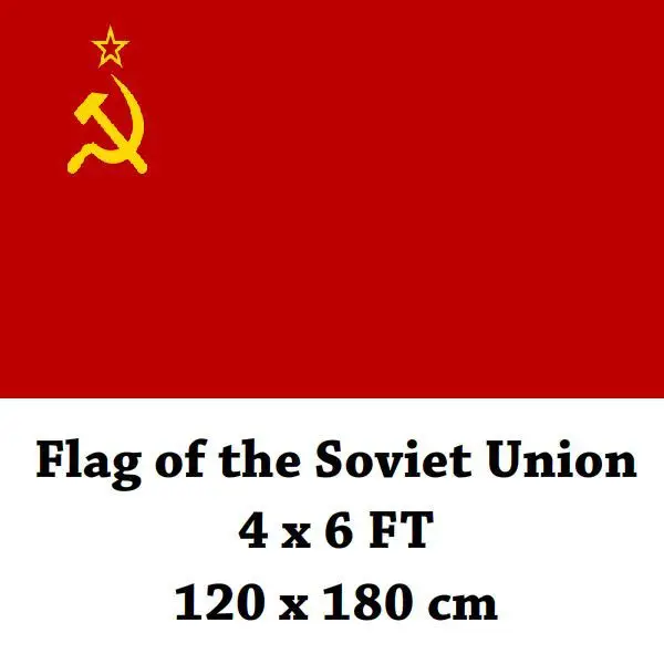 Флаг СССР 1955-1980 России, флаг России 120x180 см, флаги и баннеры для/Дня Победы/Национального дня/