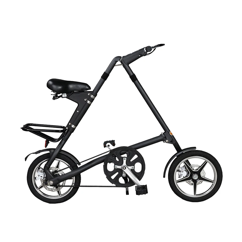 Excellent Folding Bike 16 Inch Wheel BXW Complete Road mini Bike Retro Frame New Creative Show Performance Bicycle 5