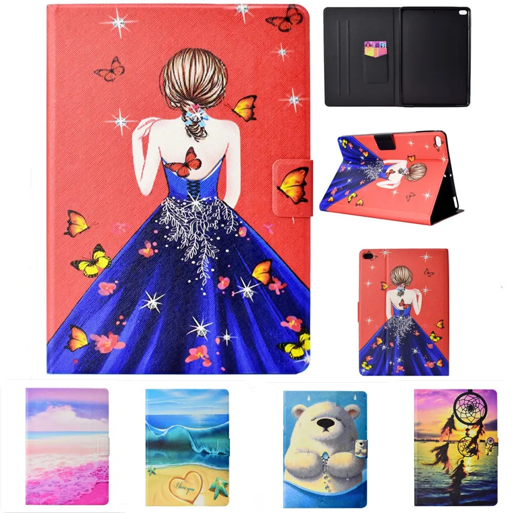 Smart cover case for new 2017 2018 ipad 9.7 inch Air 1 Air 2 Auto sleep leather tablet case funda for ipad pro 9.7 inch +stylus (1)