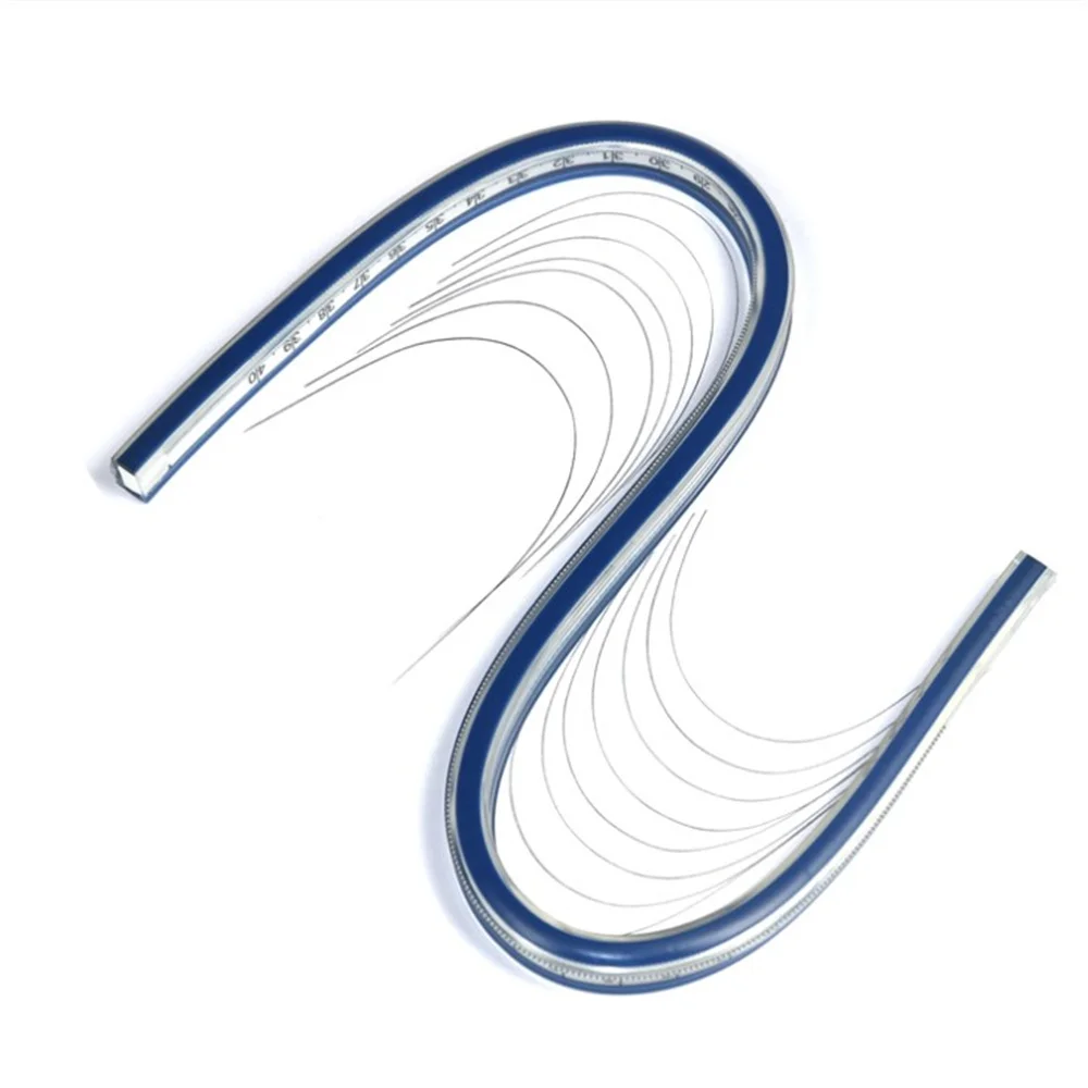 Мягкая гибкая линейка для деревообработки со змеиным рисунком|flexible curve ruler|design