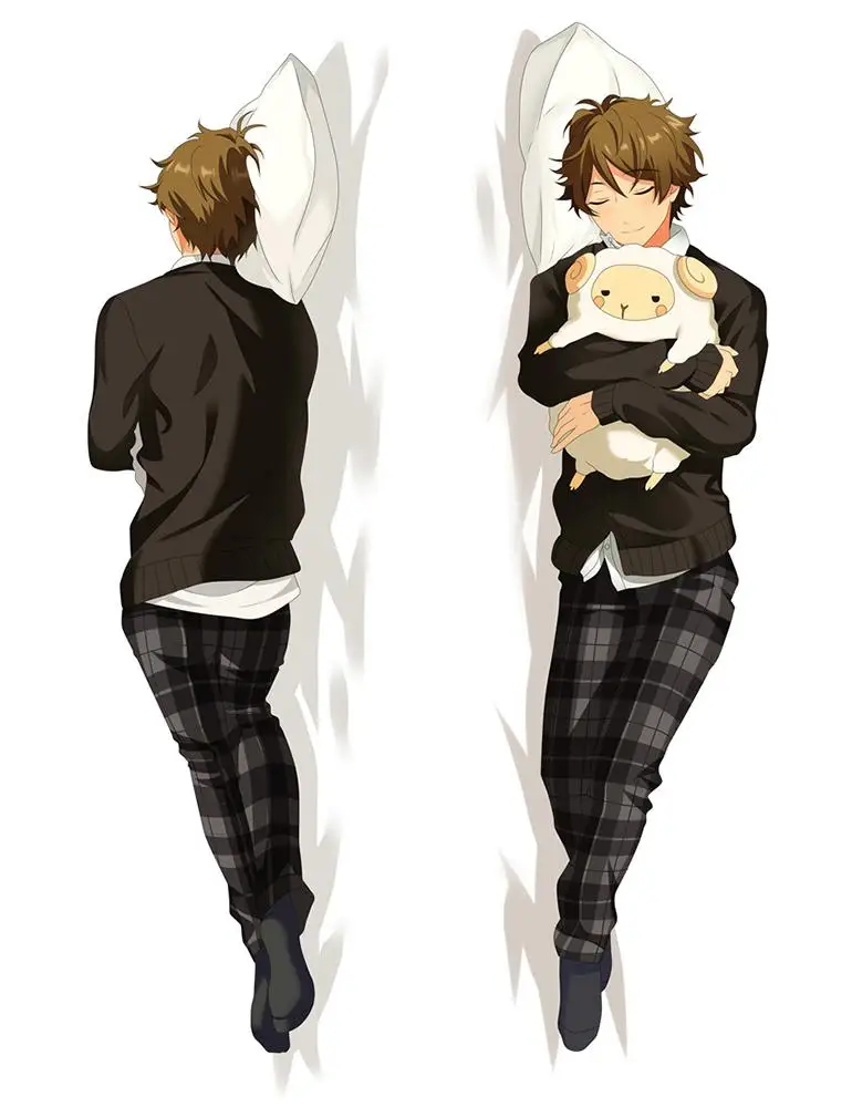 Аниме ансамбль звезды персонажи мальчик Oogami Koga & Akehoshi Subaru Hidaka Hokuto Подушка Dakimakura