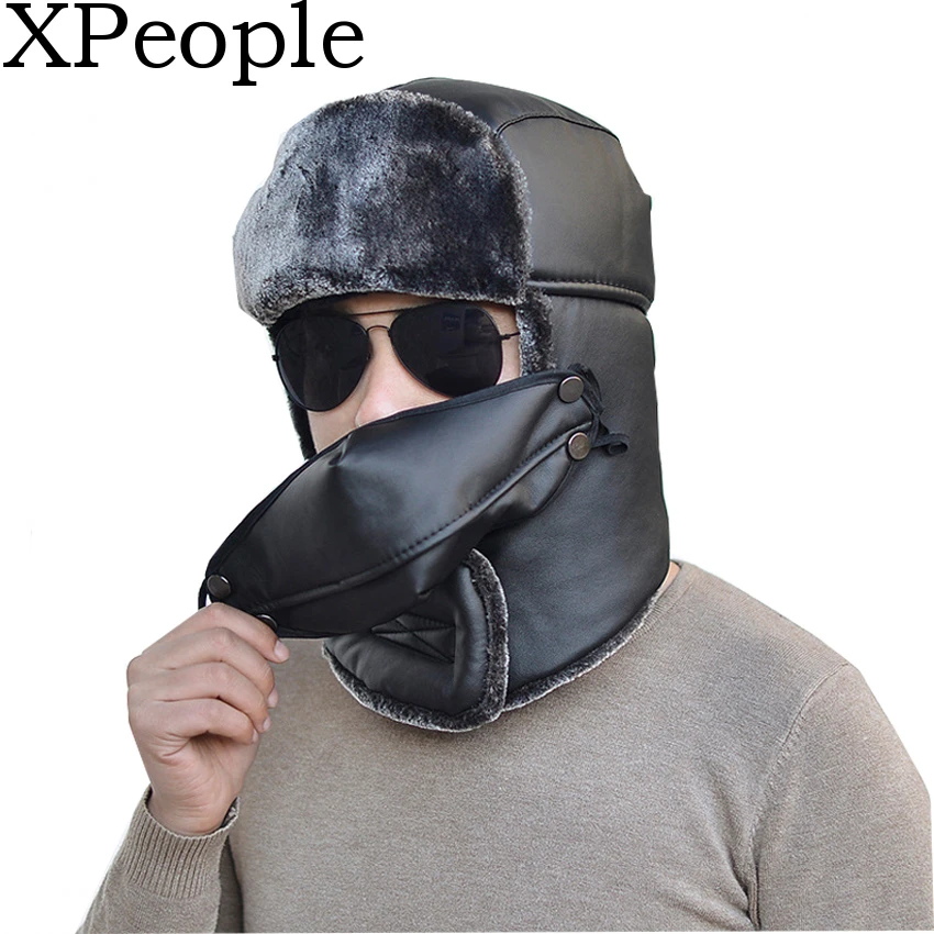 

XPeople Winter Thick Warm Cable Knit Beanie Hats with Fleece Wool Lined Baggy Slouchy Snow Ski Skull Caps