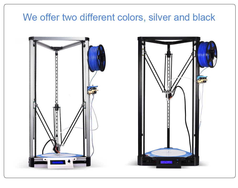 BIQU металлический Kossel Plus/Pro DIY 3d принтер Delta большой размер печати с BLTouch датчик для автоматического выравнивания кровати и TFT35 сенсорный экран