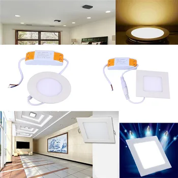 

CARPRIE 2017 Supper 2017 NEW Dimmable LED Recessed Ceiling Panel Down Light Bulb Lamp 170529