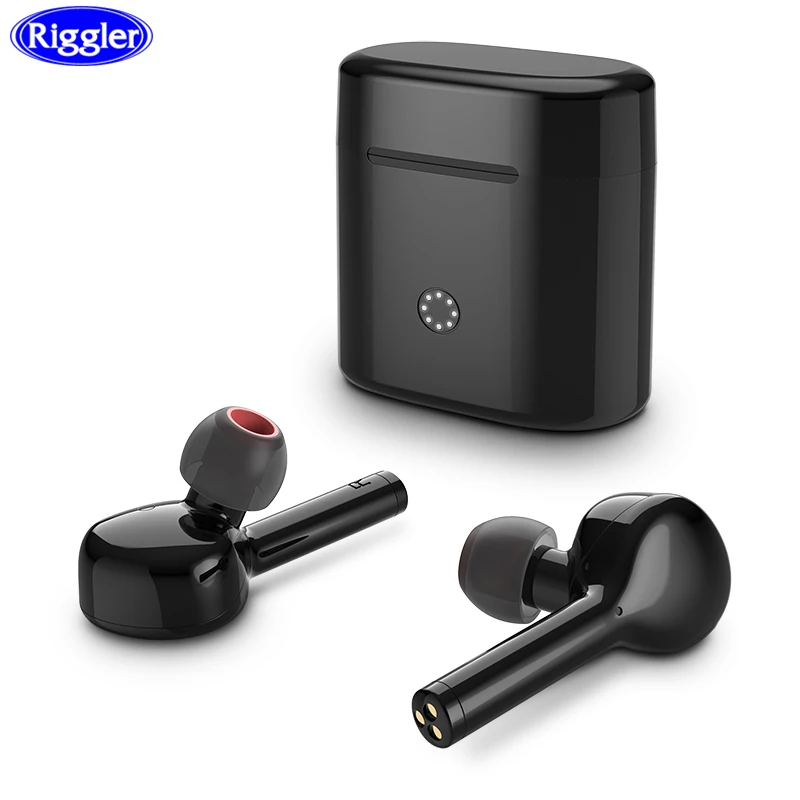 

Intelligent Touch Control Wireless Earphone Bluetooth 5.0 Smart AI Earbuds Stereo Microphone with Charge Box for Phones