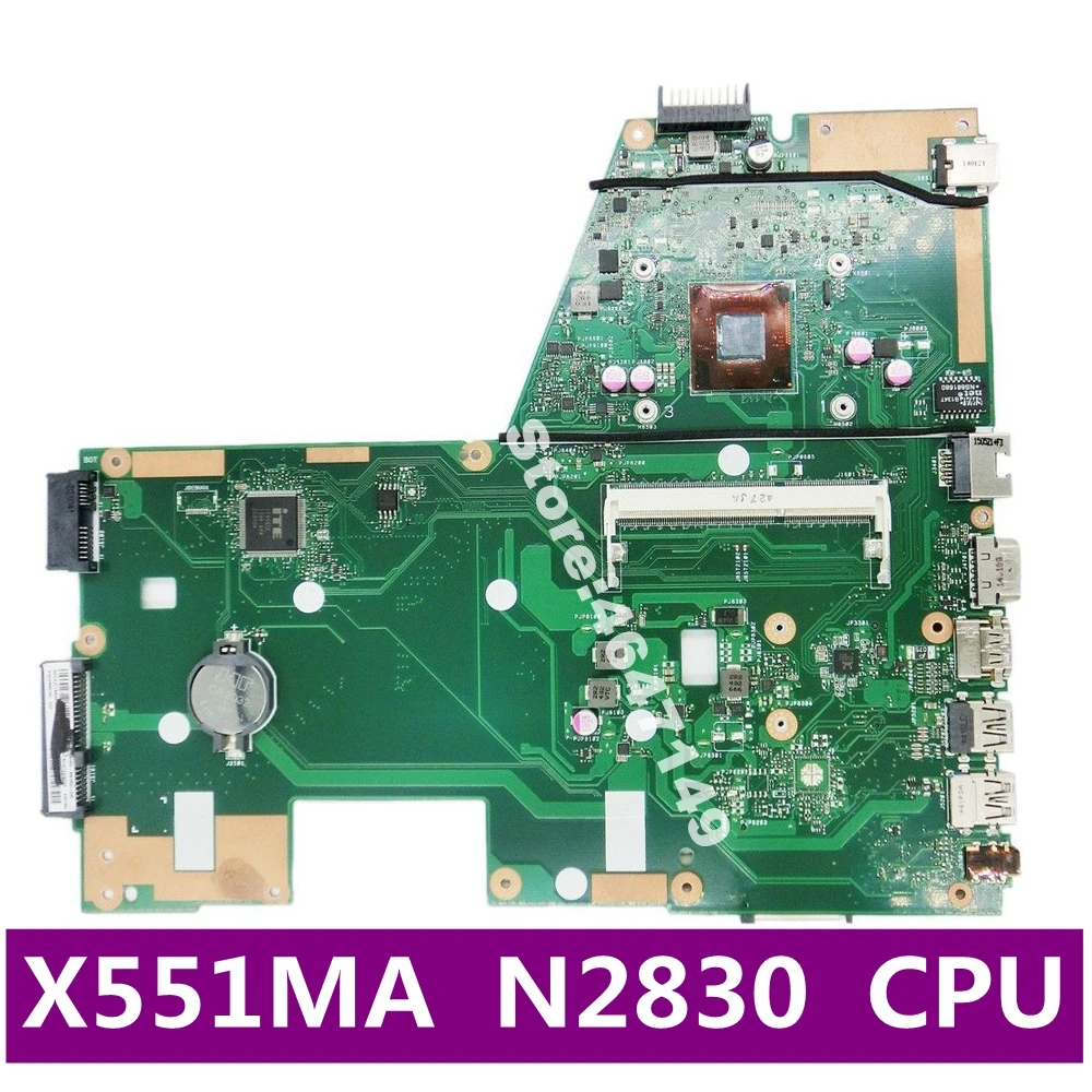 X551MA с N2830 Процессор REV 2 0 Материнская плата Asus D550M F551M X551M X551 ноутбука 60NB0480-MB1500-206