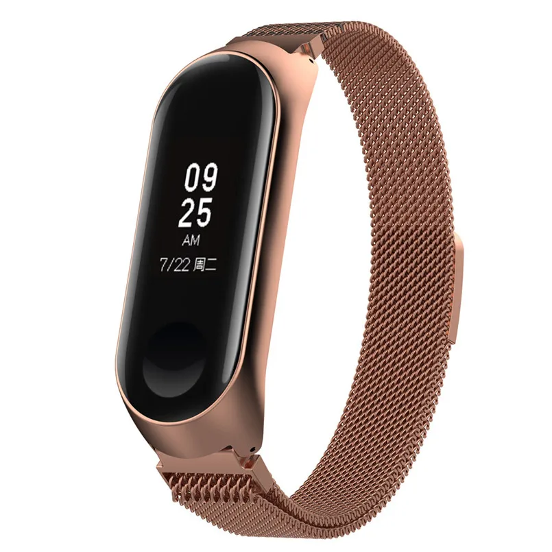 Strong Magnetic Clasp Metal Strap For Xiaomi Mi Band 3 Replacement Stainless Steel Band Wrist Strap For Xiao Mi Band 3 40NT23 (11)