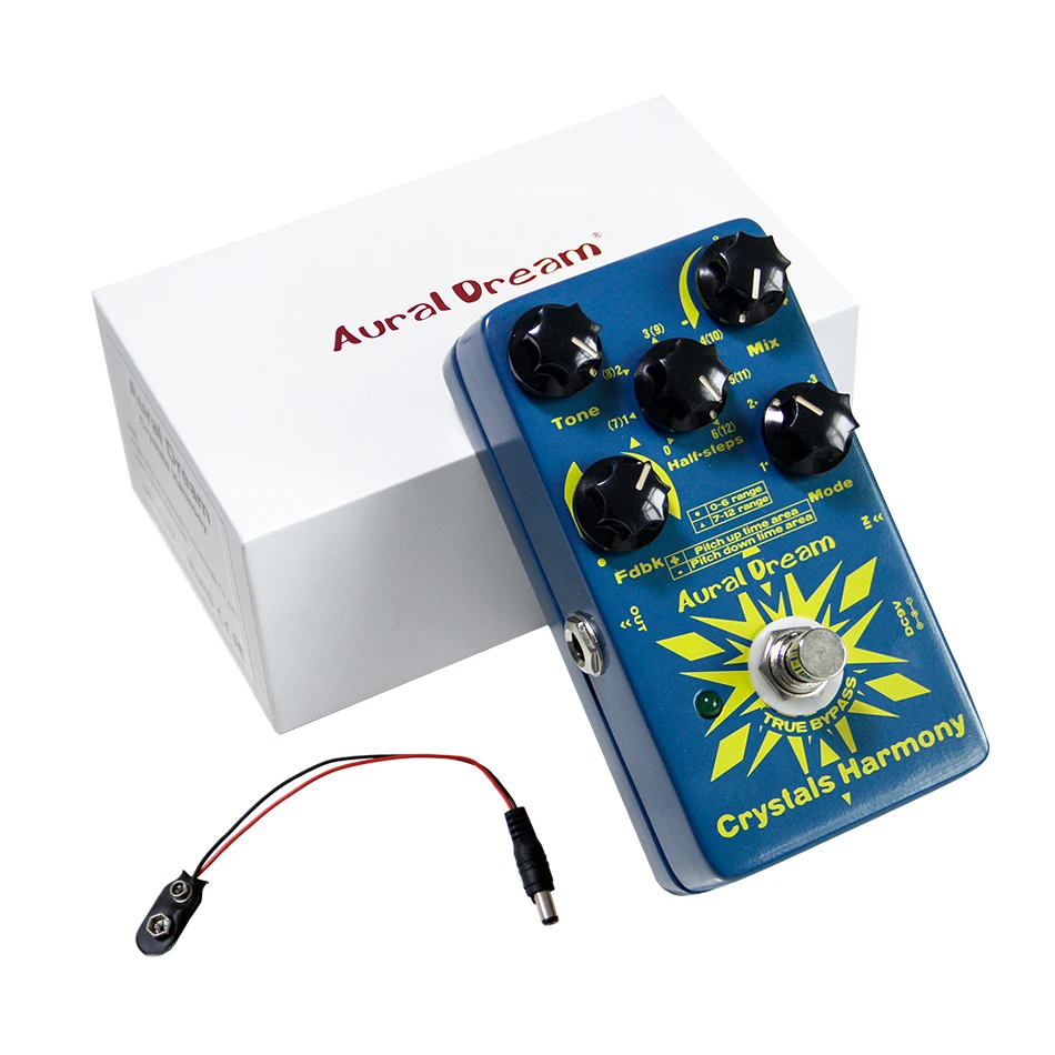 Aural Dream Crystals Harmony Effects guitar pedal so as to produce two sounds on different time point 4 different models Aural Dream Crystals Harmony Effects guitar pedal so as to produce two sounds on different time point 4 different models