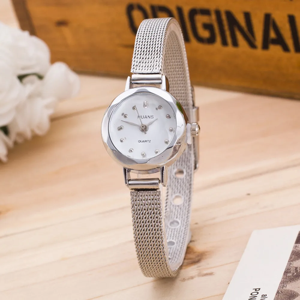 

Women Watches Exquistite Simple Luxury Fashion Quartz Wristwatch Montre Femme Acier Inoxydable Clock@50