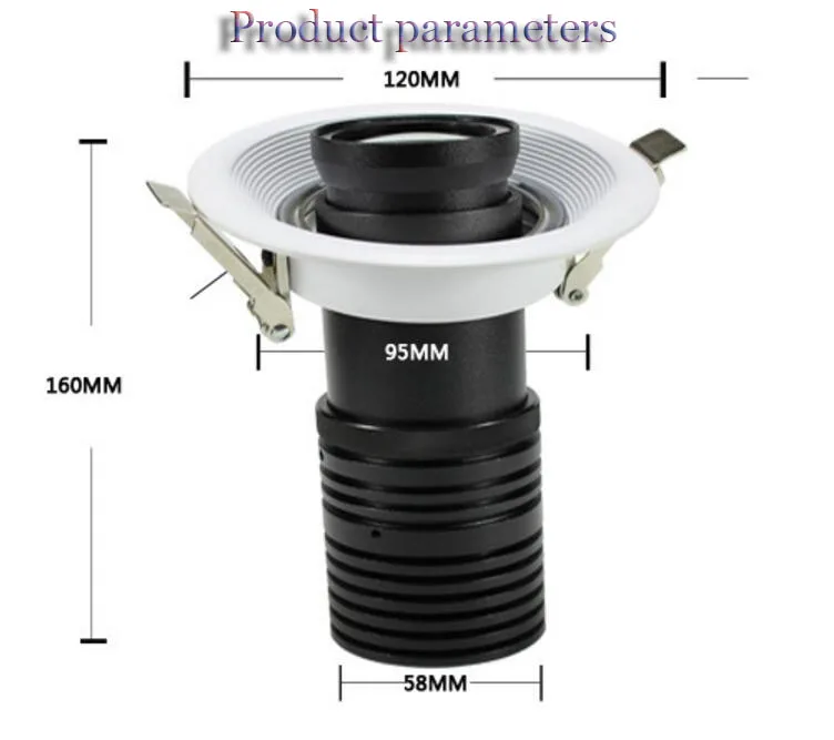 

20W Sunken light LED Hd advertising projecting lamp,stage lamp,LOGO laser lamp, text pattern free design,Freeshipping